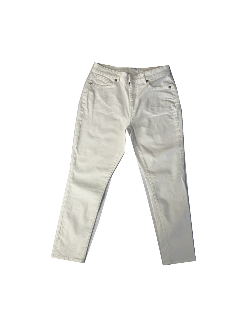 LOFT Curvy White Petite Jeans 29 / 8P
